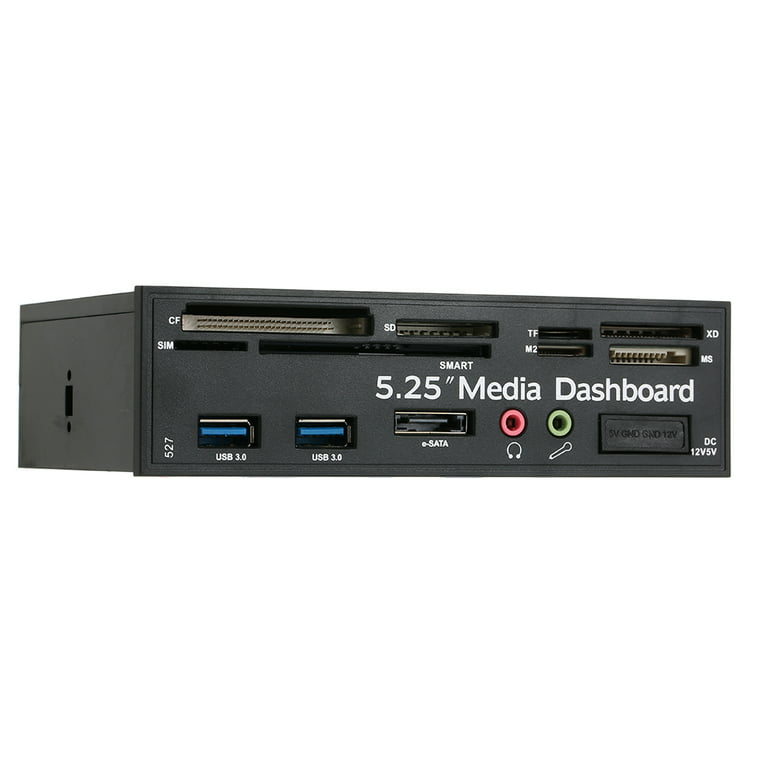 USB 3.0 Multiple 2 Port Hub & 2.5 SATA & TF SD MS Card Reader For Laptop & PC Computer 